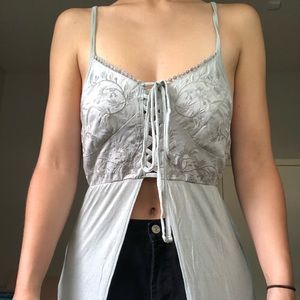 Beautiful Bodice Tank w/ Train